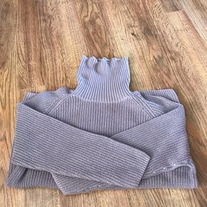Beige turtle neck sweater